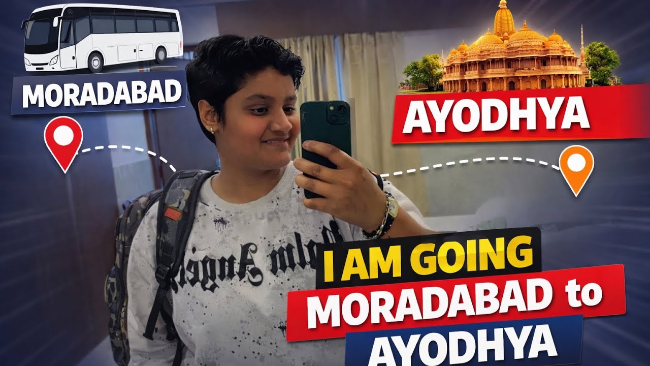 I am Going Moradabad To Ayodhya #vlogs #youtube 
