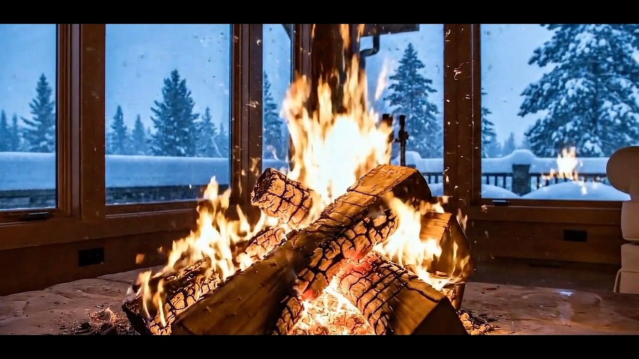🔥 Fireplace LIVE | Crackling Fire Sounds for Sleep & Relax