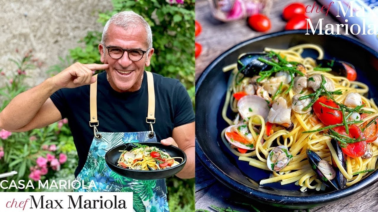 LINGUINE allo SCOGLIO 🐟 Tutti i PROFUMI del MARE! Ricetta di Chef Max Mariola