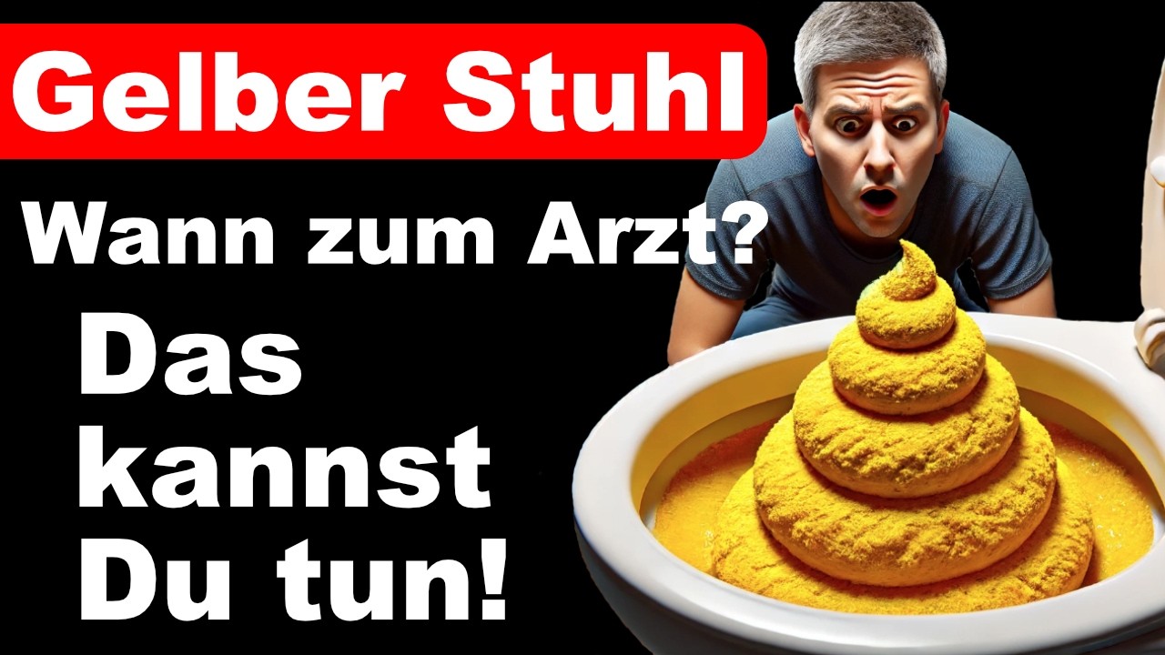 Gelber Stuhlgang - Das kannst du tun! - Wann zum Arzt? - Ursachen & Behandlung