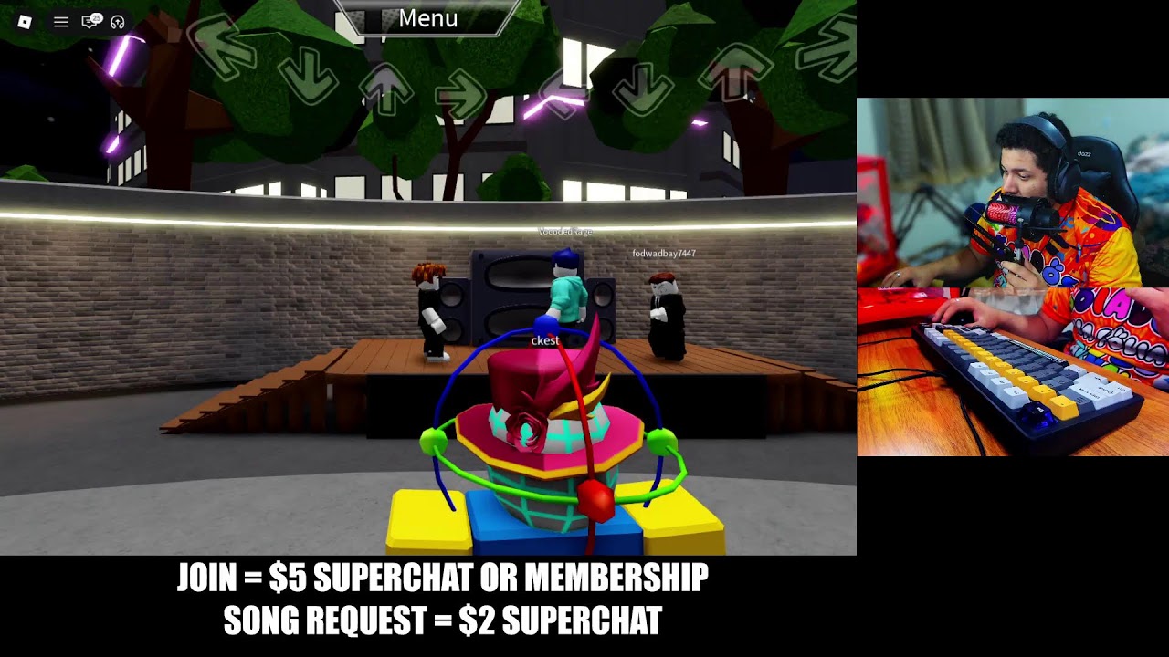 Roblox FNF livestream horizontal