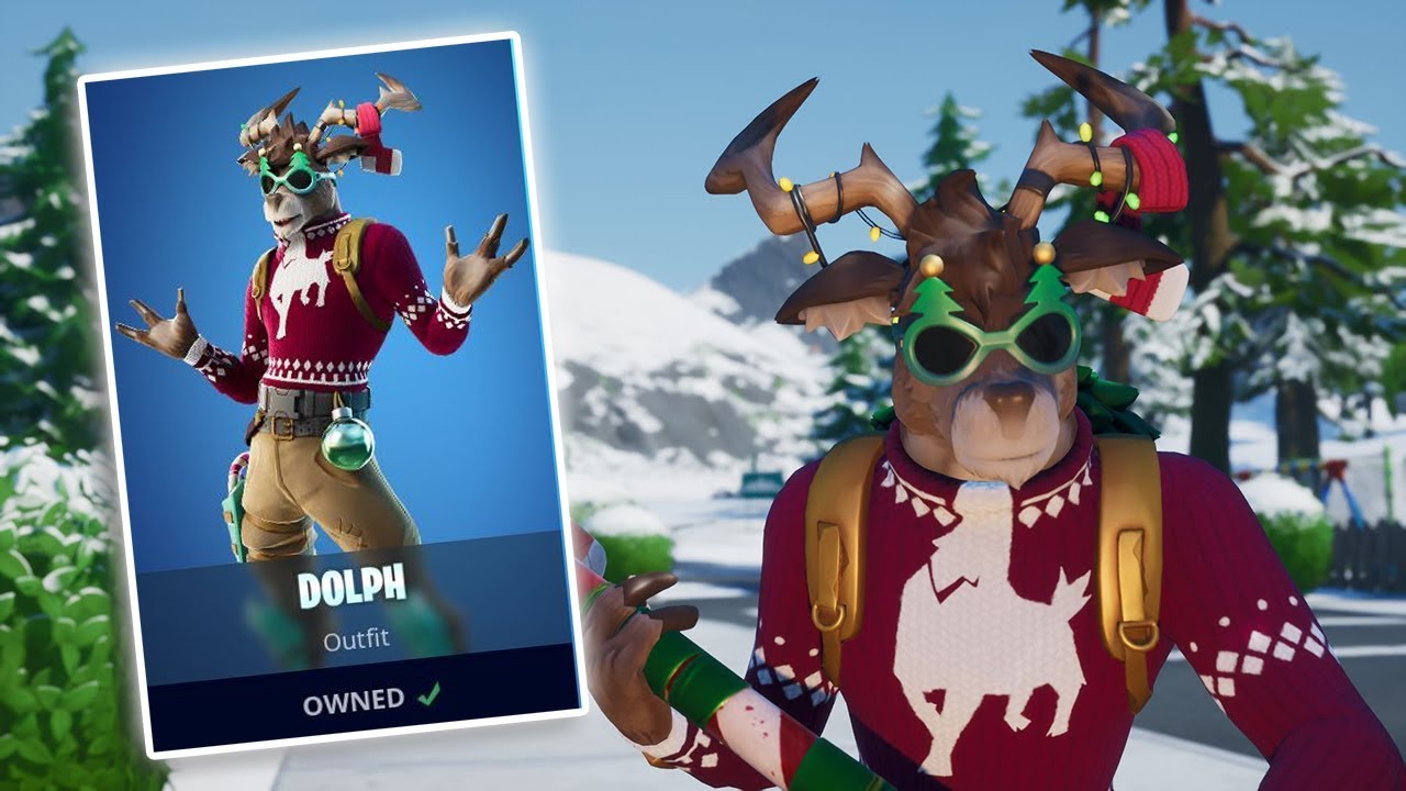 NEW DOLPH Skin Gameplay in Fortnite!