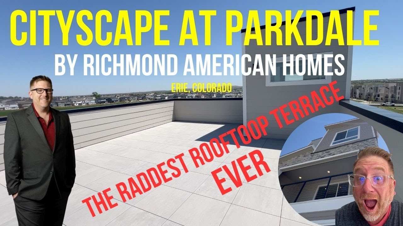 Citiscape at Parkdale: HOME TOUR w/ Rad Rooftop Terrace ( Richmond American Homes in Erie, CO.)