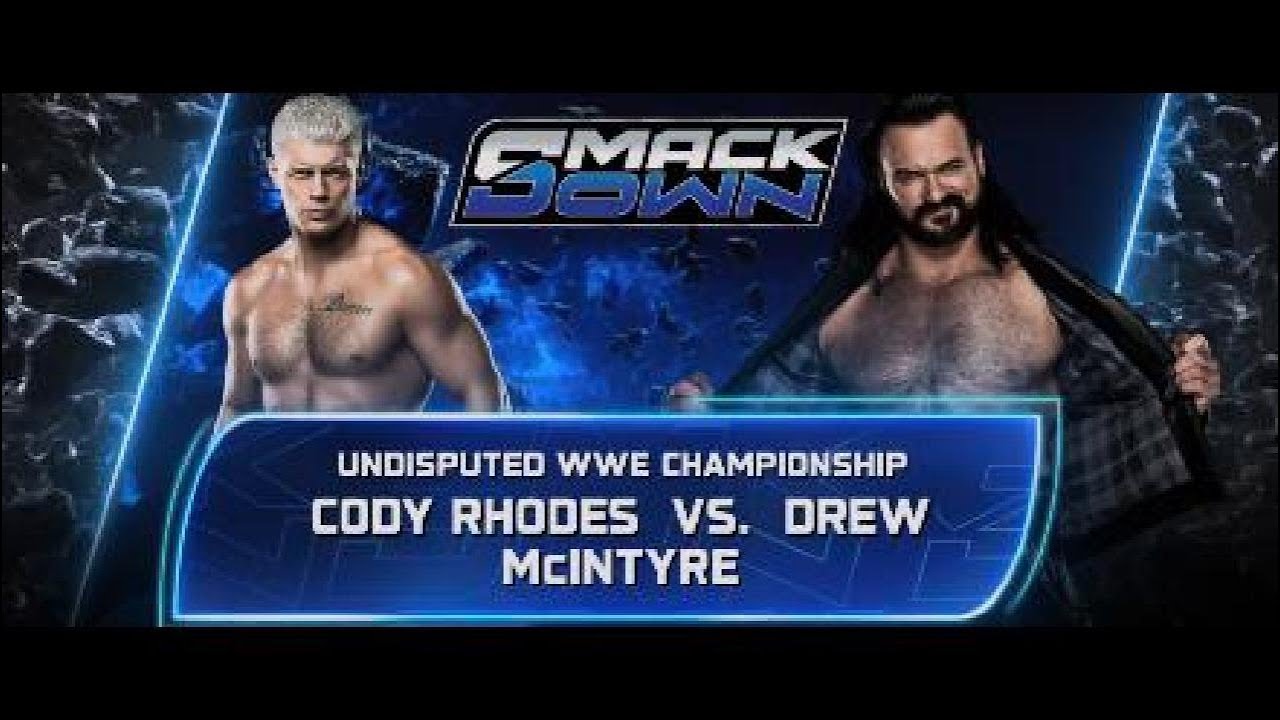 WWE 2K26 Cody Rhodes vs Drew Mcintyre PS5 4K