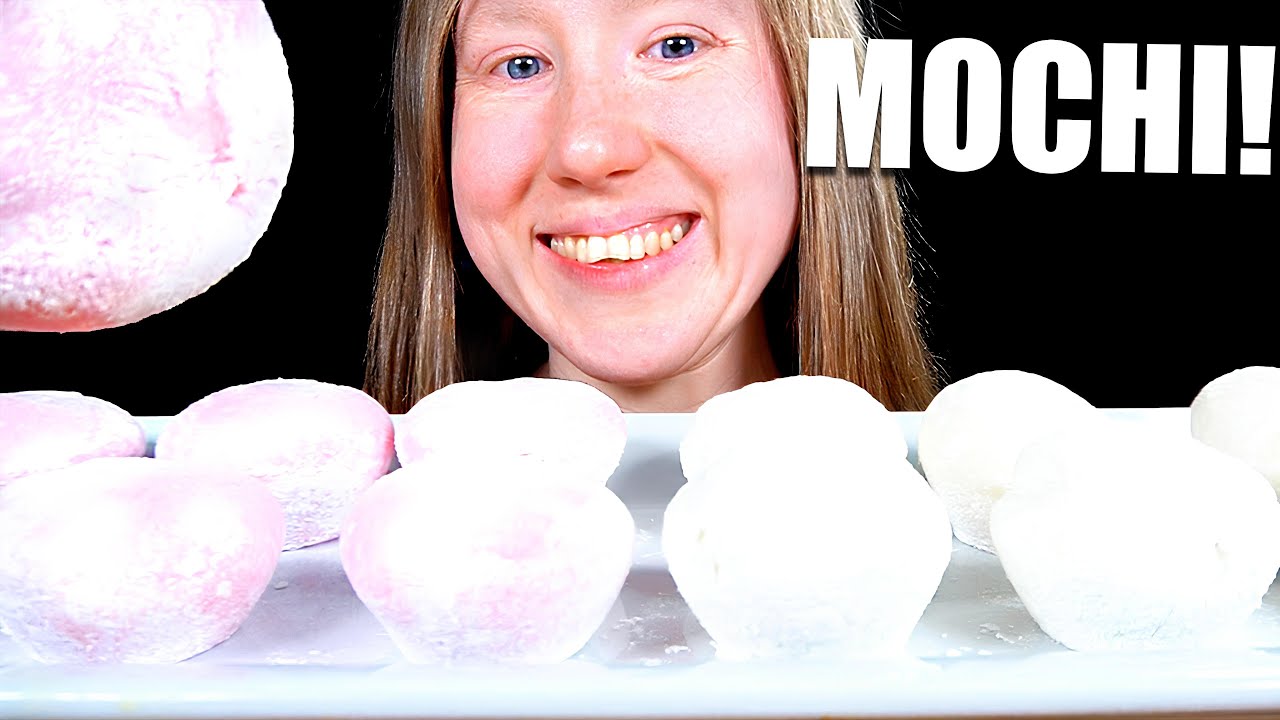 ASMR MOCHI ICE CREAM MUKBANG EATING SOUNDS