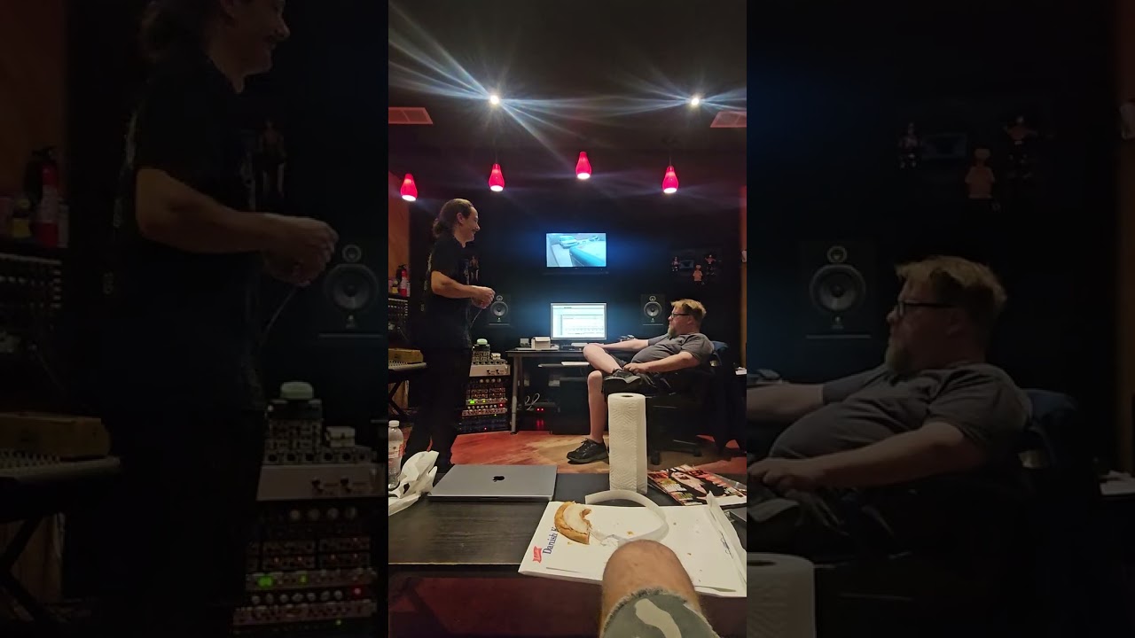Studio update 2025 Spencer completing his drum tracks for Album #12 let's goo.....