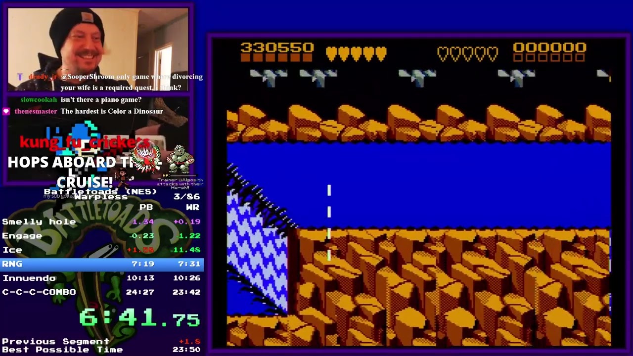Battletoads All Stages/Warpless in 23:36 (World Record)