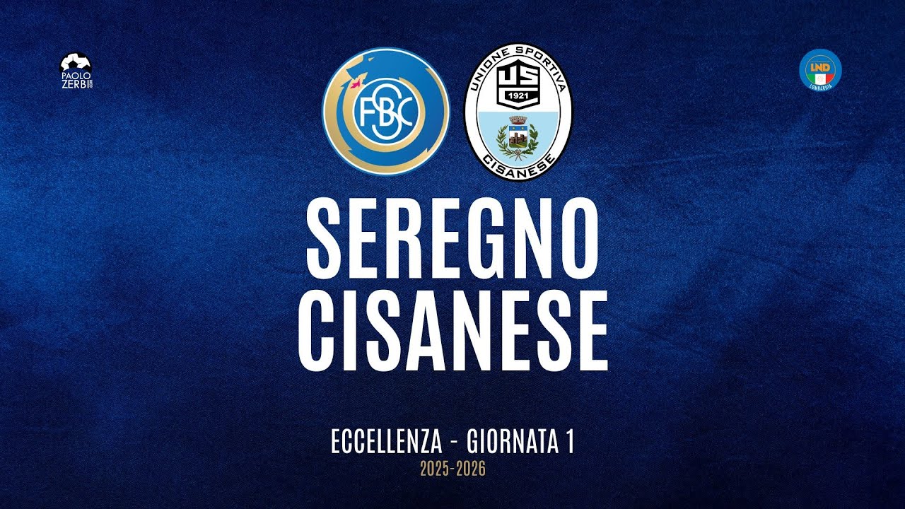 [HIGHLIGHTS] Eccellenza Girone B 25/26 - | Giornata 1 | Seregno - Cisanese