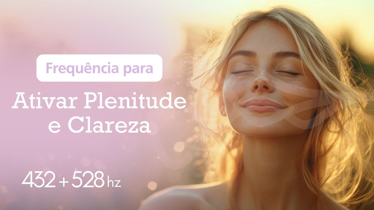 Frequência para Ativar Plenitude e Clareza 432+528Hz l Cura Pelo Som
