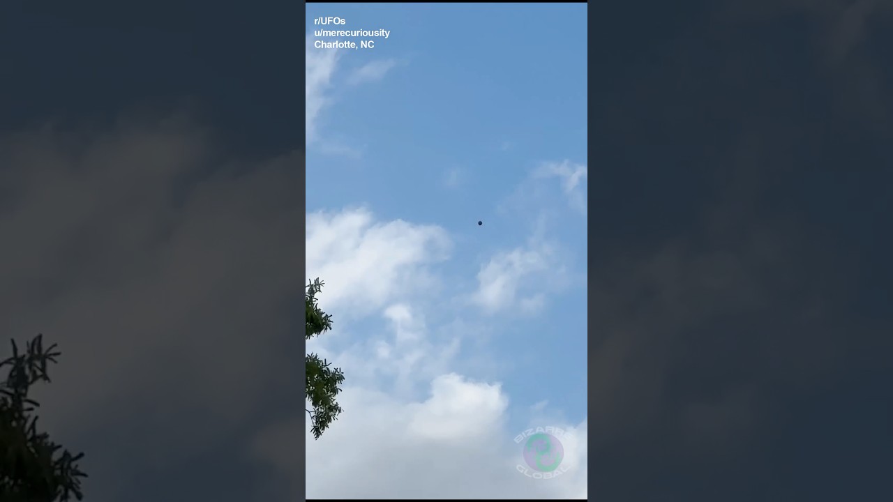 UFO captured on camera in Charlotte North Carolina 