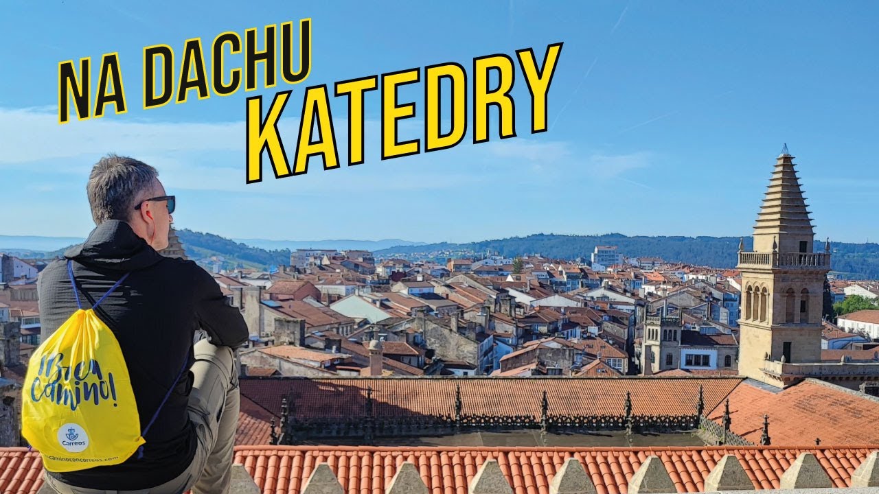 Dachy katedry w Santiago de Compostela