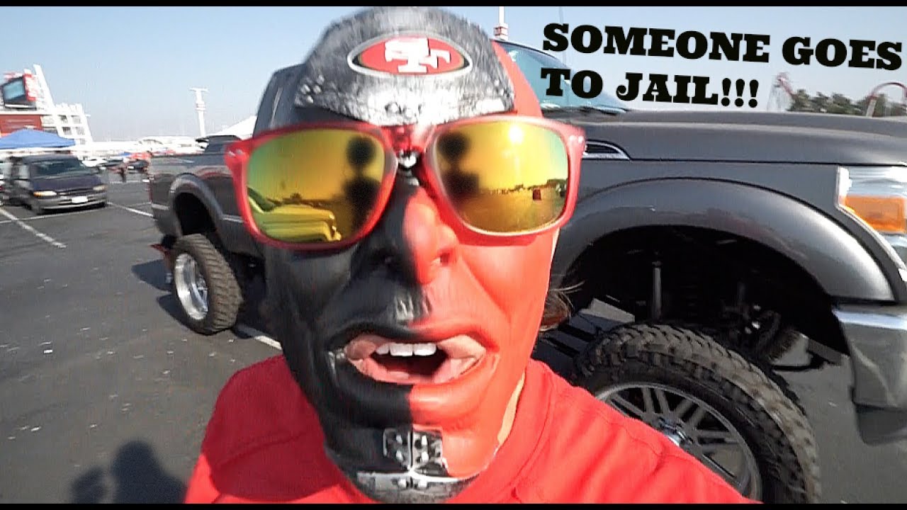 We Meet A Scary Football Fan!