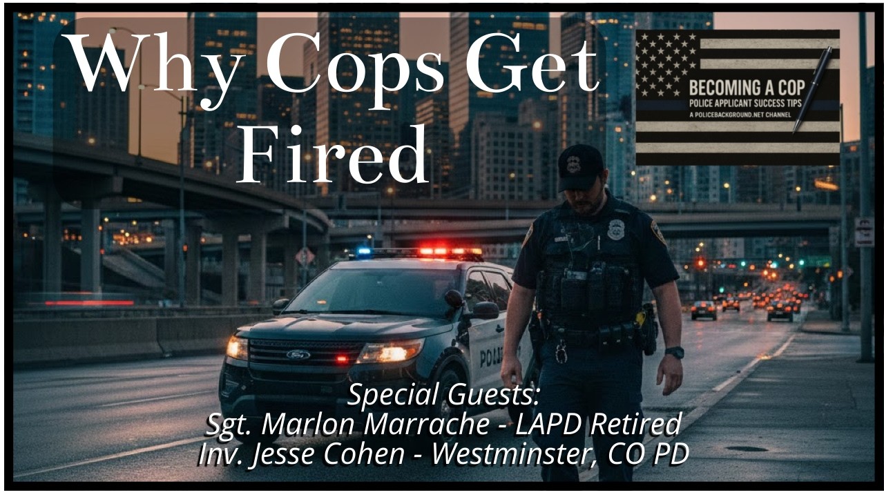 Why Cops Get Fired. Don't miss this one!