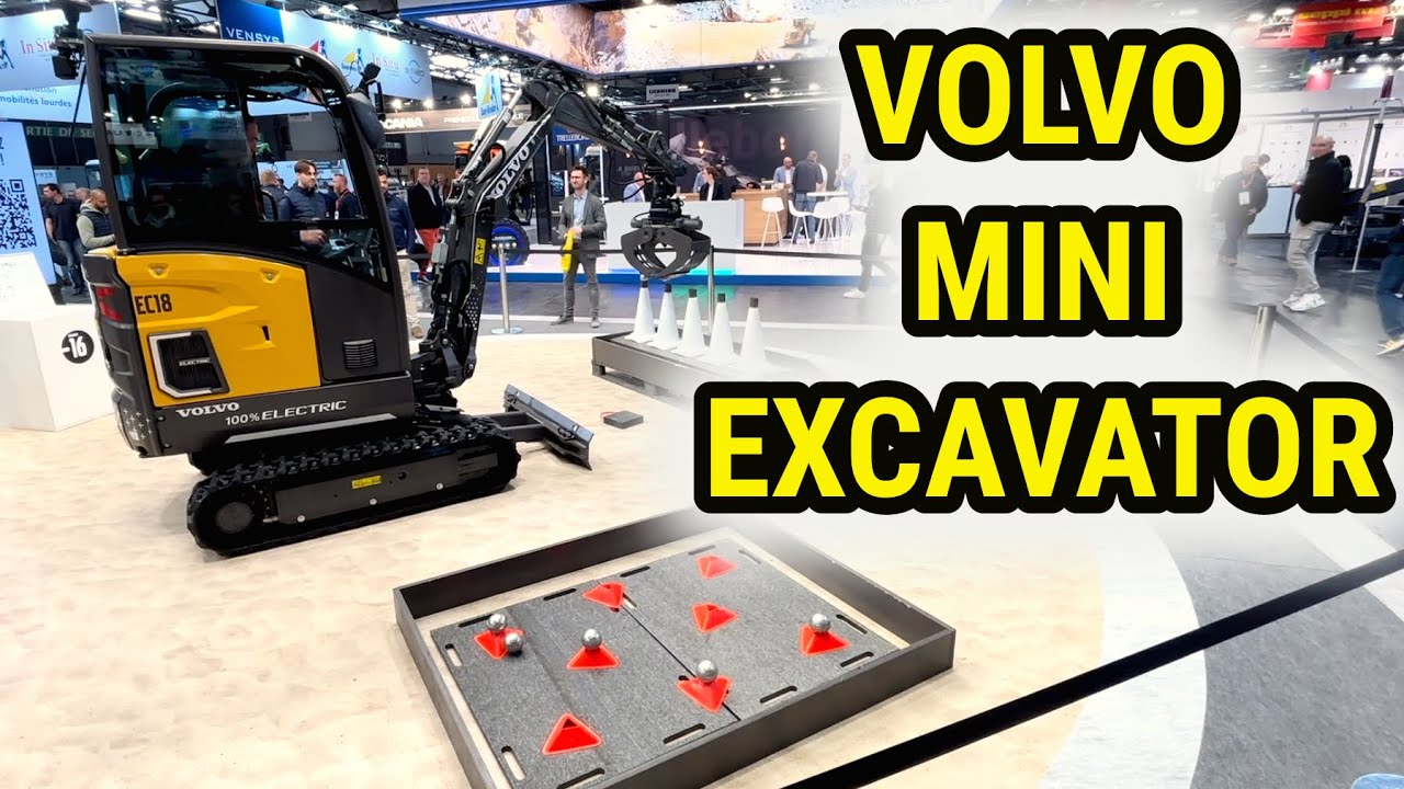 Volvo Mini Excavator - Paris 2024 Intermat