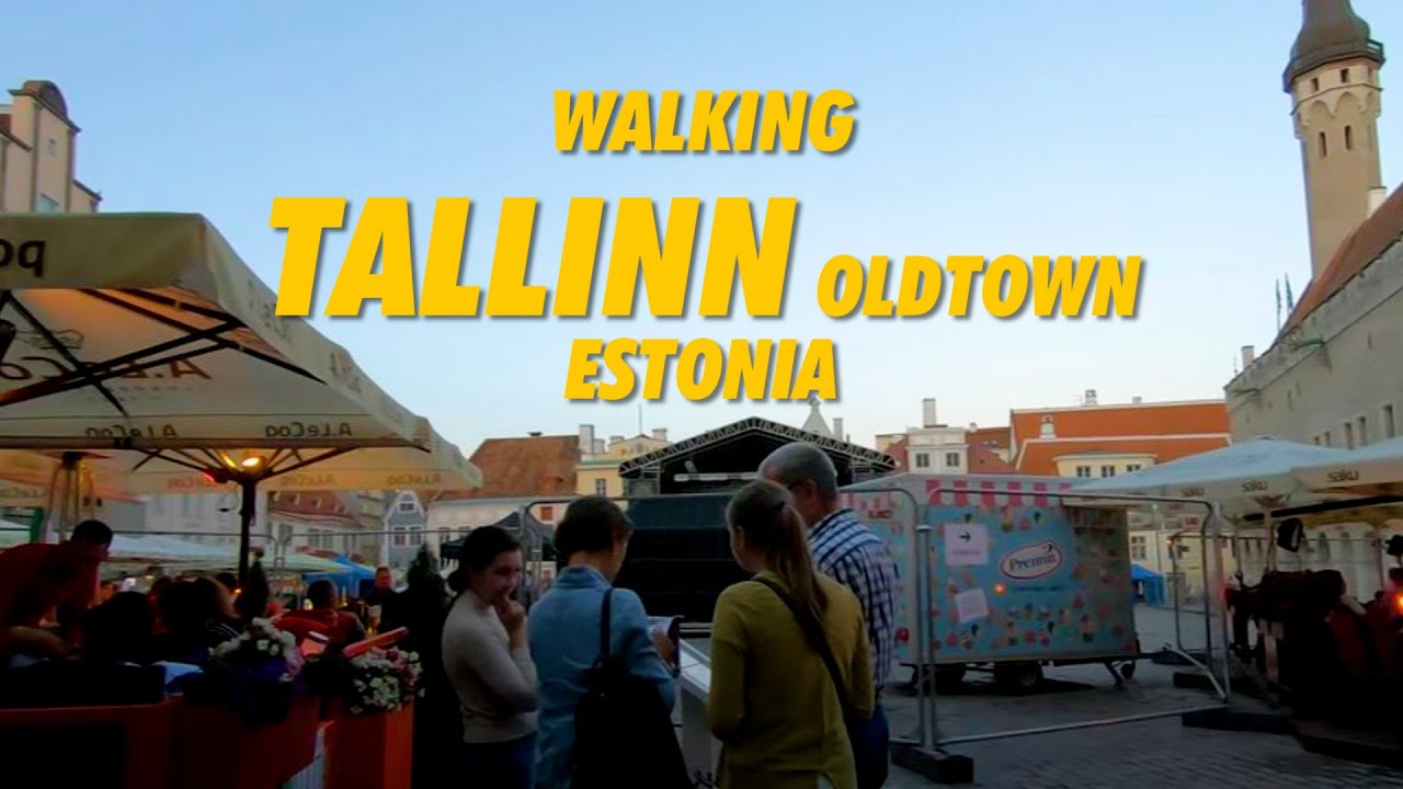 Walking TALLINN Oldtown Estonia 2021 !!! 4K Walking Tour Estonia Tallin Oldtown !!! NEW !!!