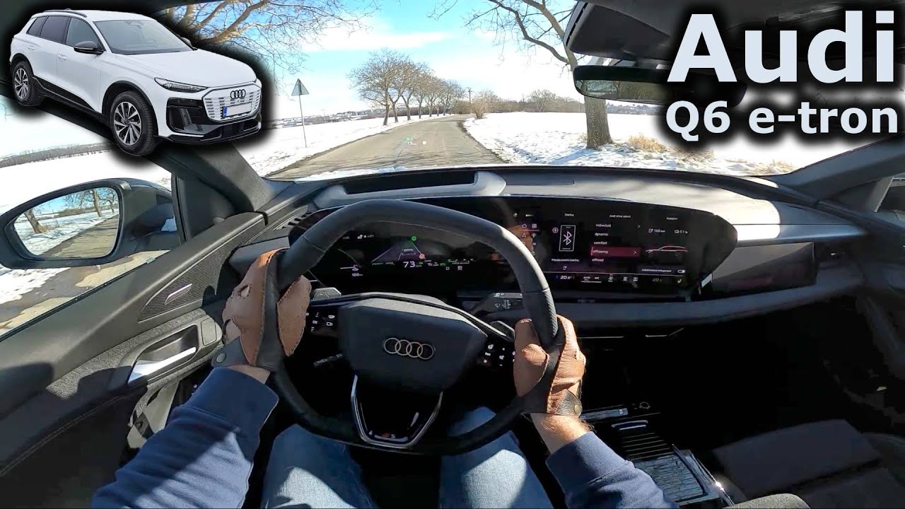 2025 Audi Q6 e-tron | sunny winter POV driving