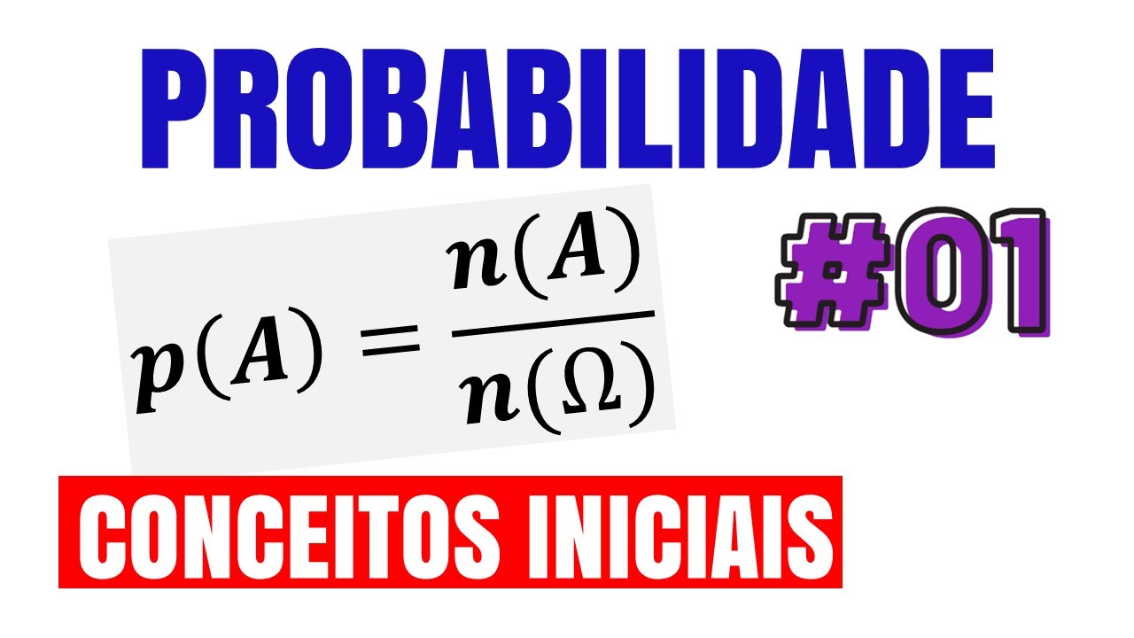 PROBABILIDADE: CONCEITOS INICIAIS | AULA 1