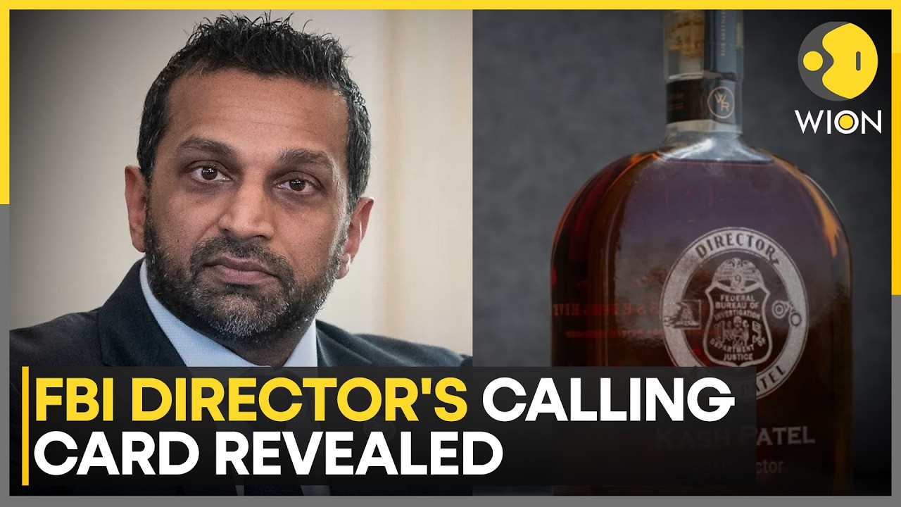 FBI Chief Kash Patel Under Scrutiny Over Gifting Engraved Bourbon Bottles | WION