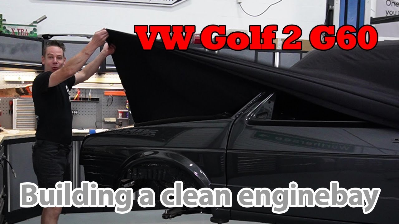 Golf 2 G60 Clean enginebay build!