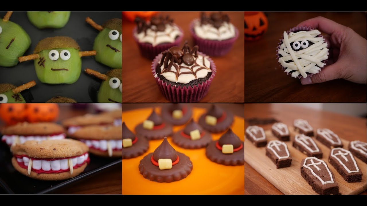 6 Ideas muy fáciles de snacks para Halloween