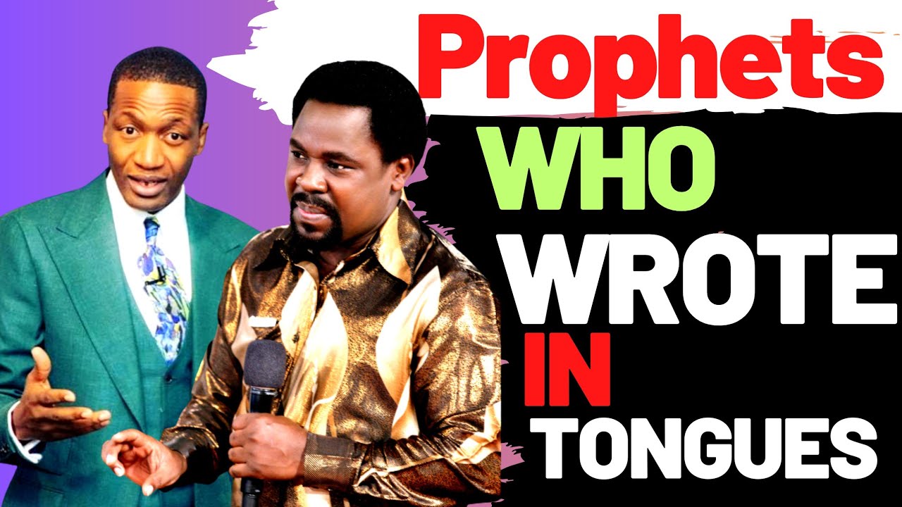 Prophets Who can WRITE, READ and SPEAK in tongues👈😳