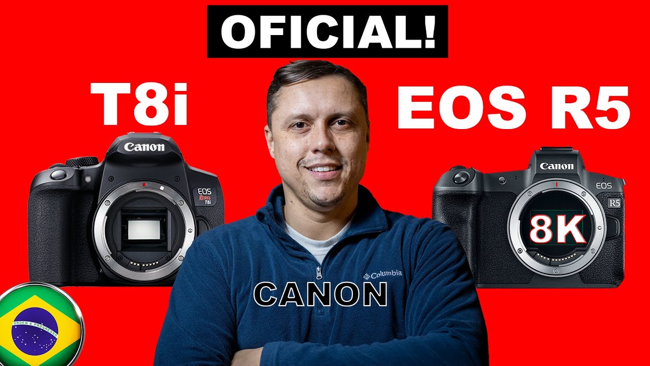 Canon T8i & EOS R5 - Novas cameras da Canon!