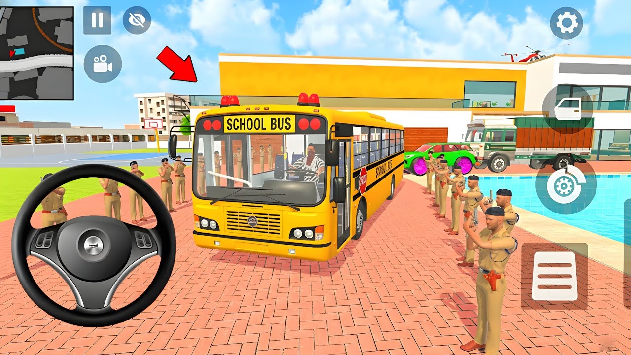 Franklin Purchase Lexriy School Bus Police Station 🤑 Indian Theft Auto Simulator | New update🤩💥