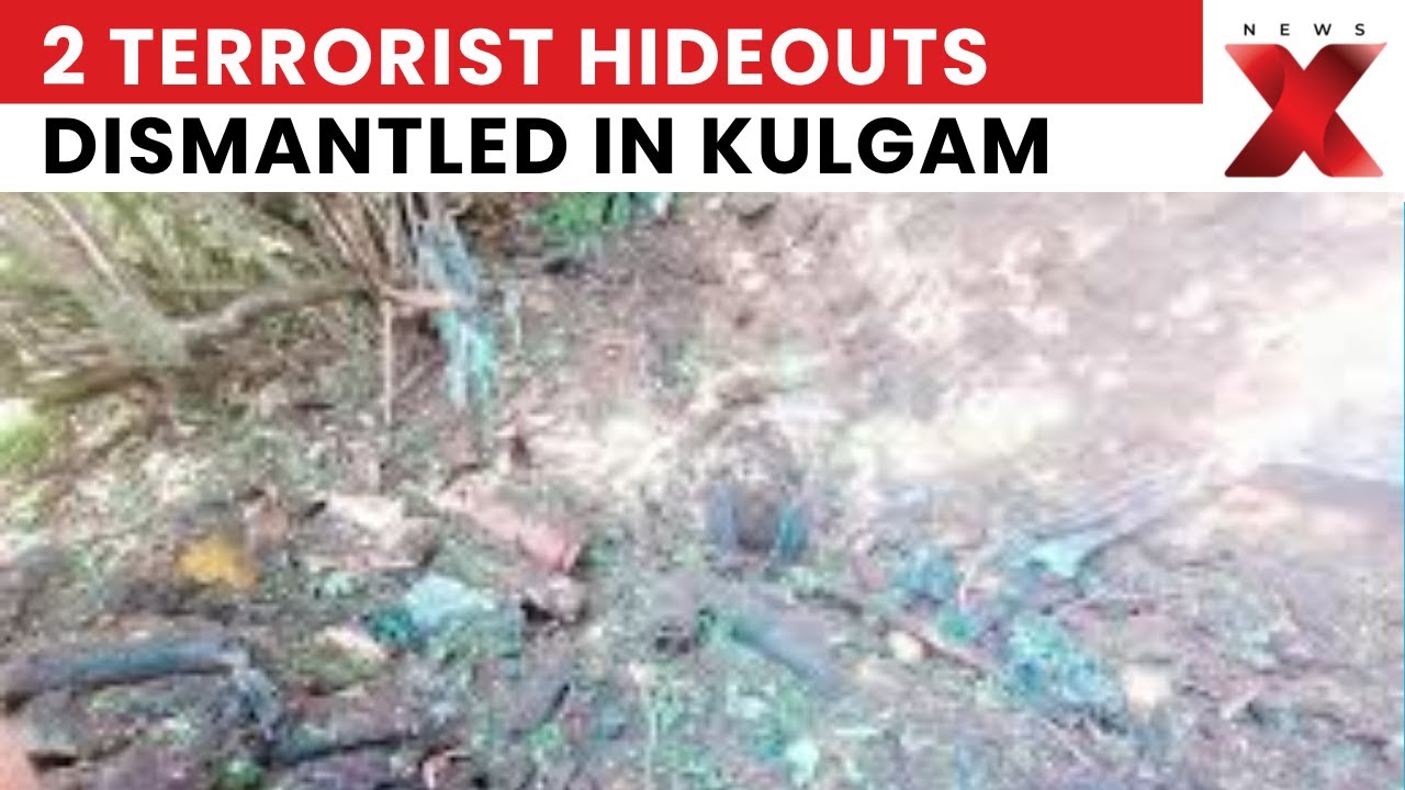 Kulgam: 2 Abandoned Terrorist Hideouts Dismantled By 9 Rashtriya Rifles | NewsX