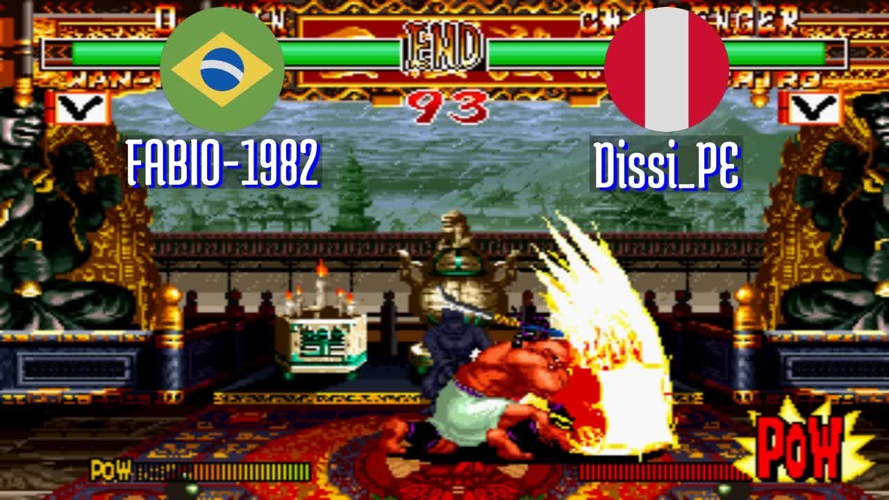 FT5 @samsho2: FABIO-1982 (BR) vs Dissi_PE (PE) [Samurai Shodown II Fightcade] Jan 19