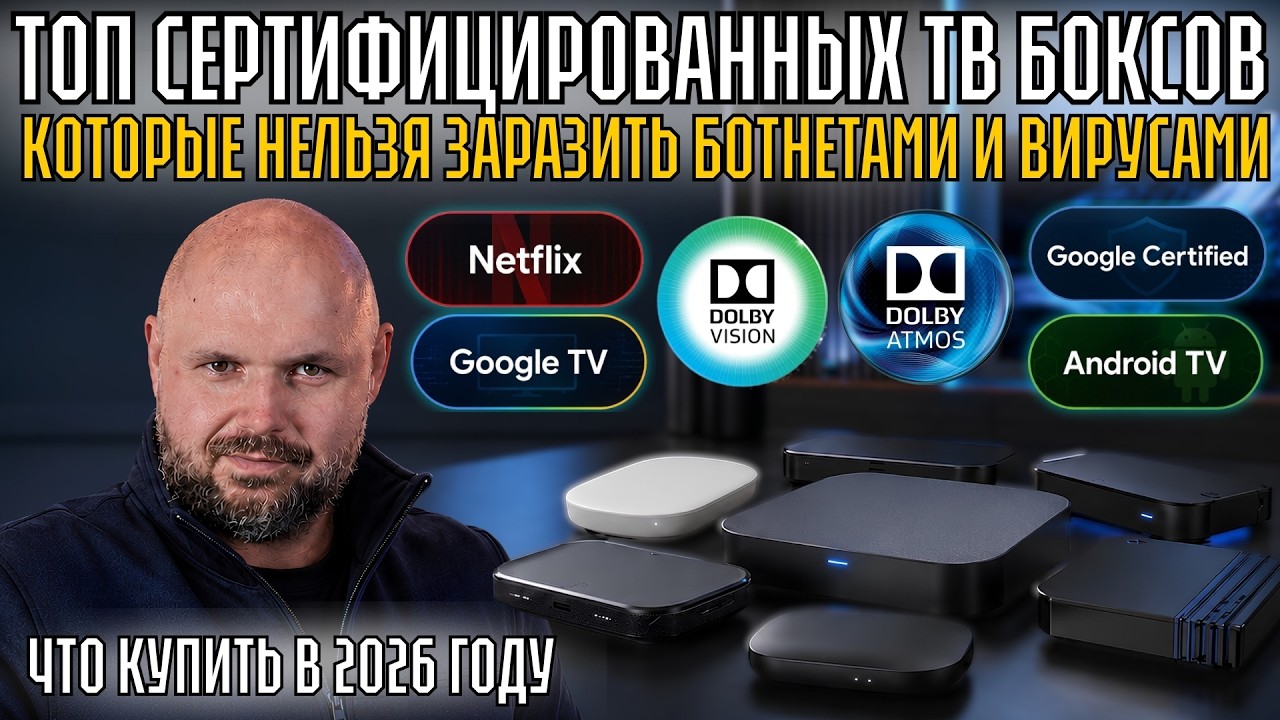 ТОП СЕРТИФИЦИРОВАННЫХ ТВ БОКСОВ НА ЛЕТО-ОСЕНЬ 2026, КОТОРЫЕ НЕЛЬЗЯ ЗАРАЗИТЬ БОТНЕТАМИ И ВИРУСАМИ