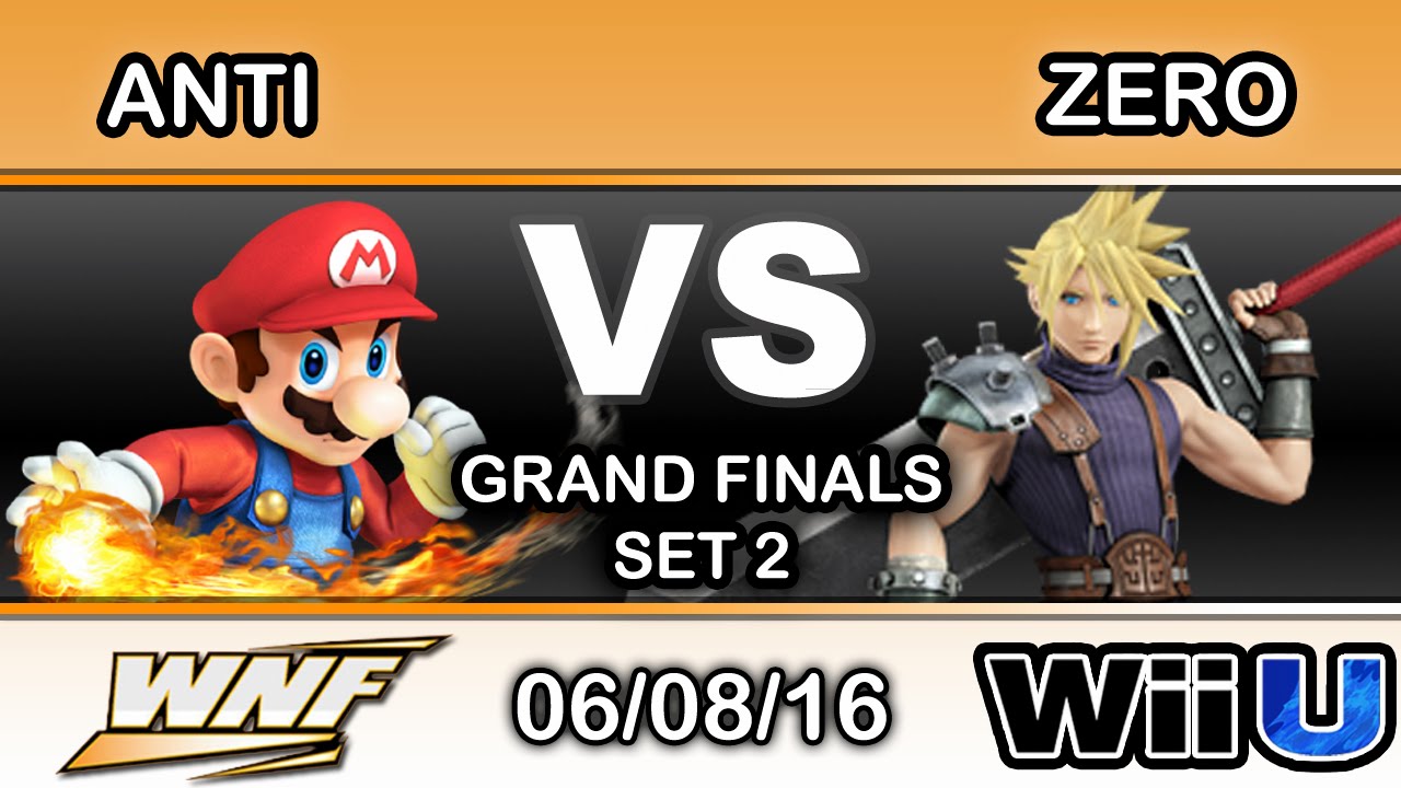 WNF 2.5 - Anti (Mario) Vs. TSM | ZeRo (Cloud) Grand Finals Set 2 - Smash Wii U