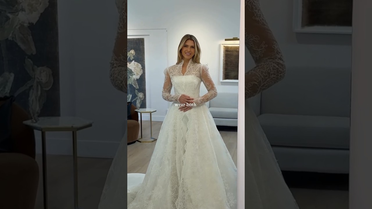 Vestido de Noiva 2 em 1 com Renda 