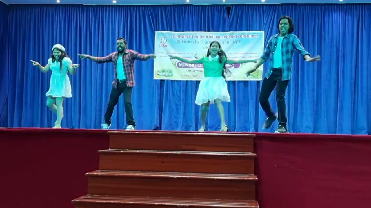 Konkani and Hindi dance mashup @ st.michael church sharjah
