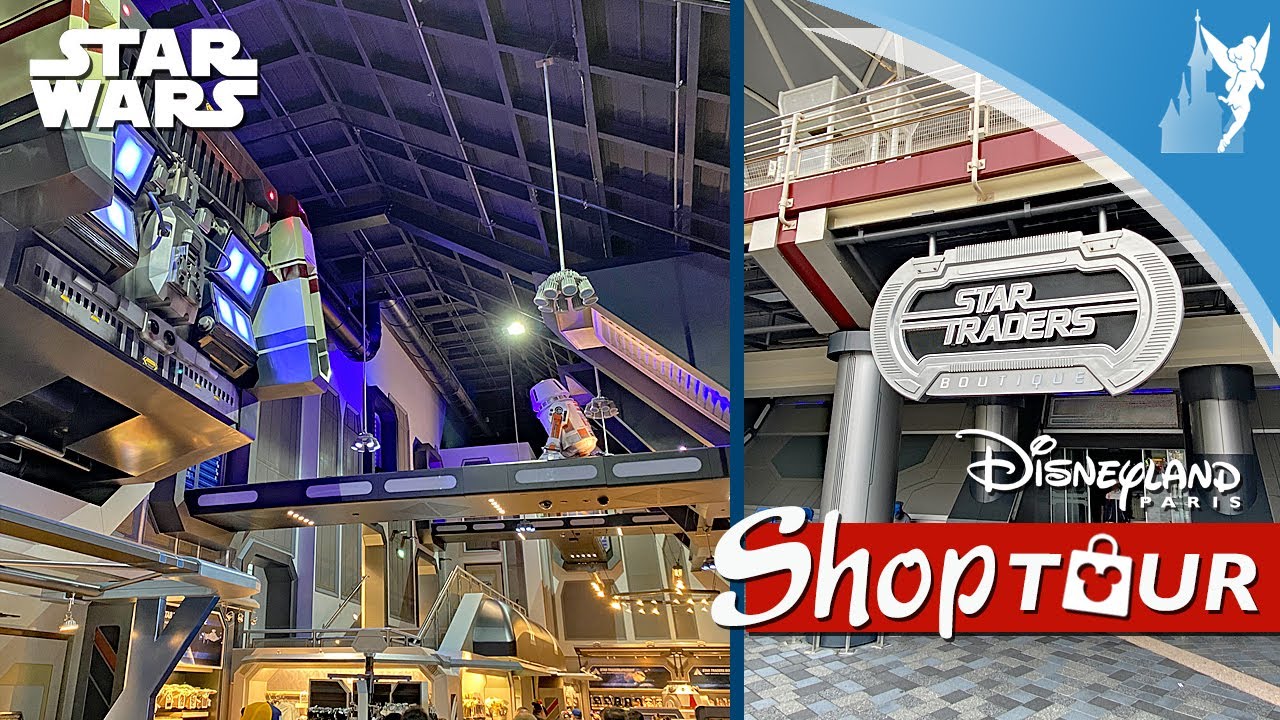 👜  Disneyland Paris Shop Tour 2023: Star Traders in Discoveryland with Star Wars merchandise