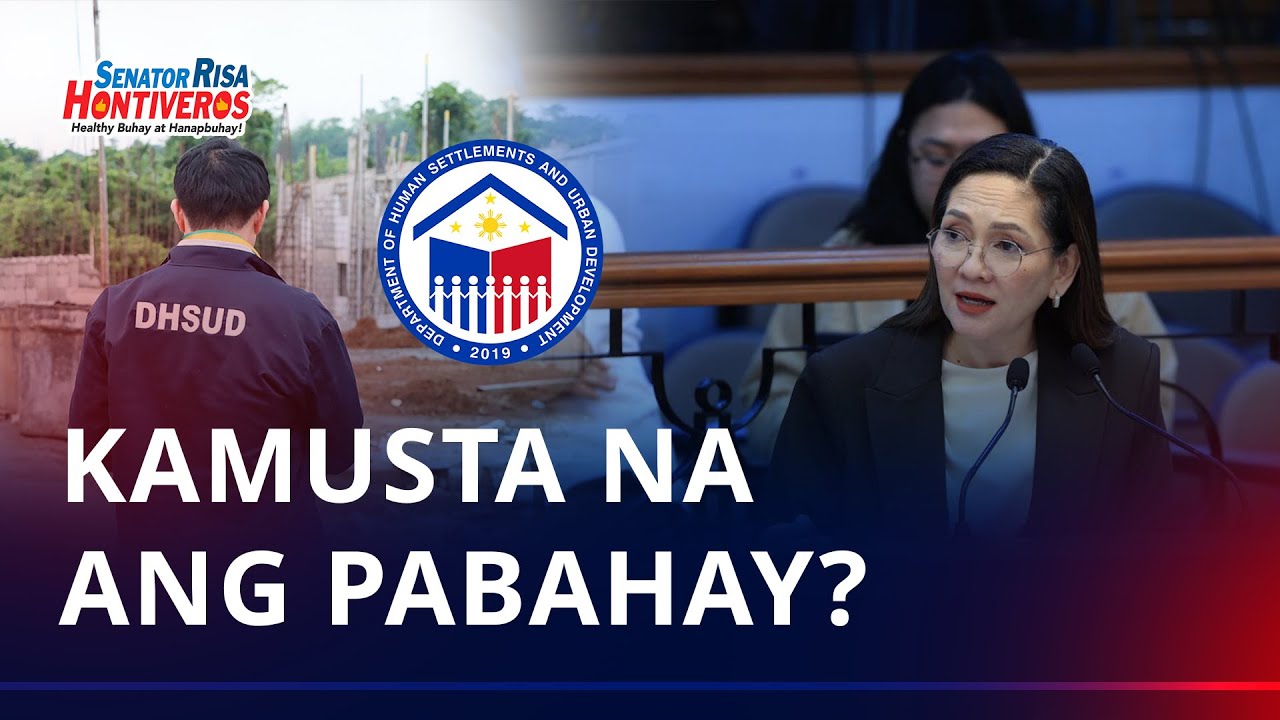 Kamusta Ang Mga Pabahay? Sen. Risa Hontiveros Siningil Ang DHSUD Sa Senado!