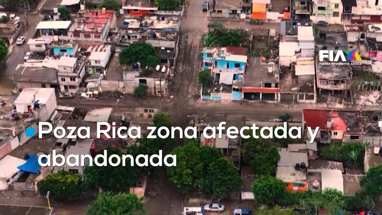 Abandonados entre la devastaci&oacute;n de las inundaciones en Poza Rica, Veracruz