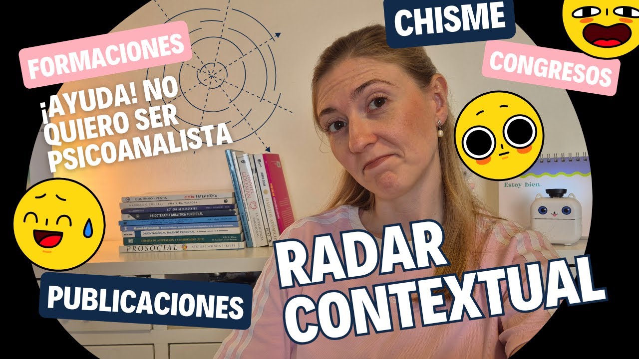 RADAR CONTEXTUAL #1: CHISME TCC, FORMACIONES PARA NO SER PSICOANALISTA, CONGRESOS 2026 Y ARTICULOS