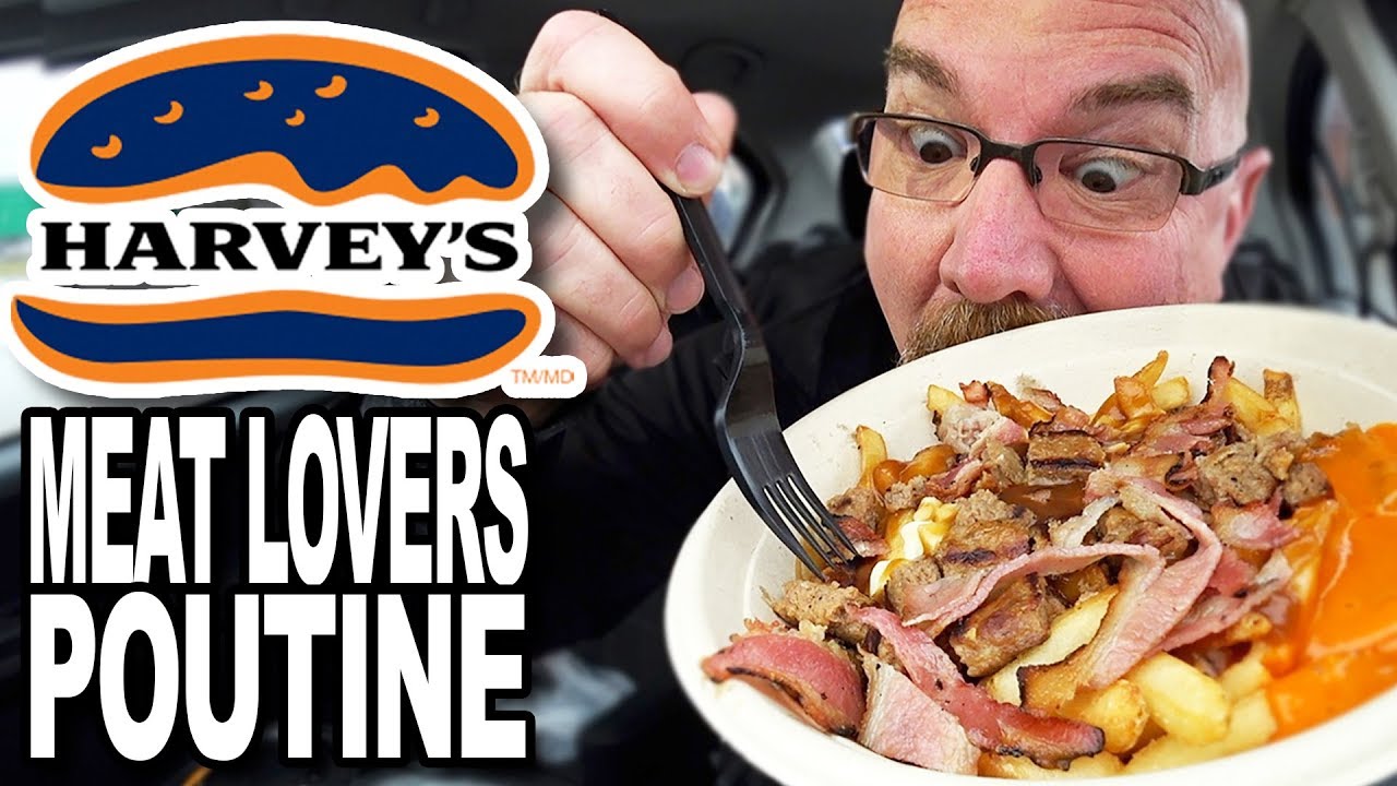 MEAT LOVERS POUTINE 🍔🍟 from HARVEY'S Food Review