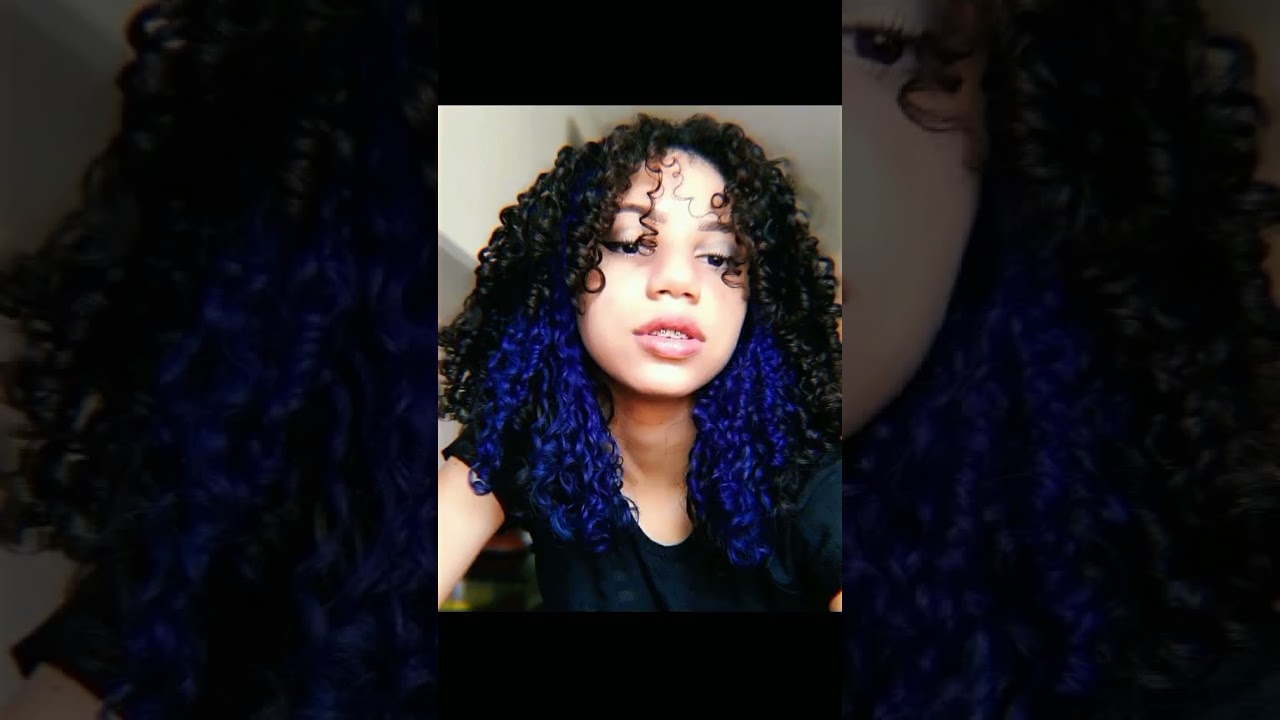 id&eacute;ias de como pintar o cabelo vers&atilde;o azul 💙 escuro. #chuvadelikes #chuvadeseguidoreselikes