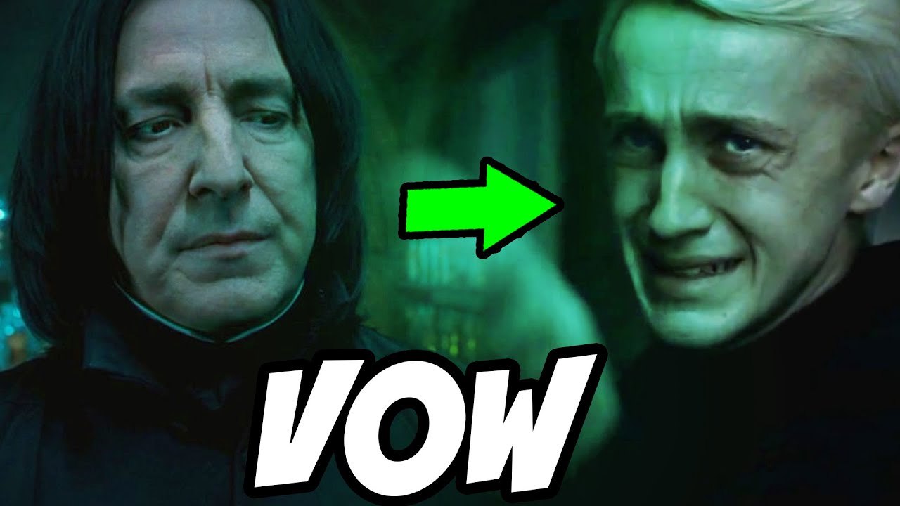 Why Snape Agreed to an Unbreakable Vow (and to Kill Dumbledore) - Harry Potter Explained
