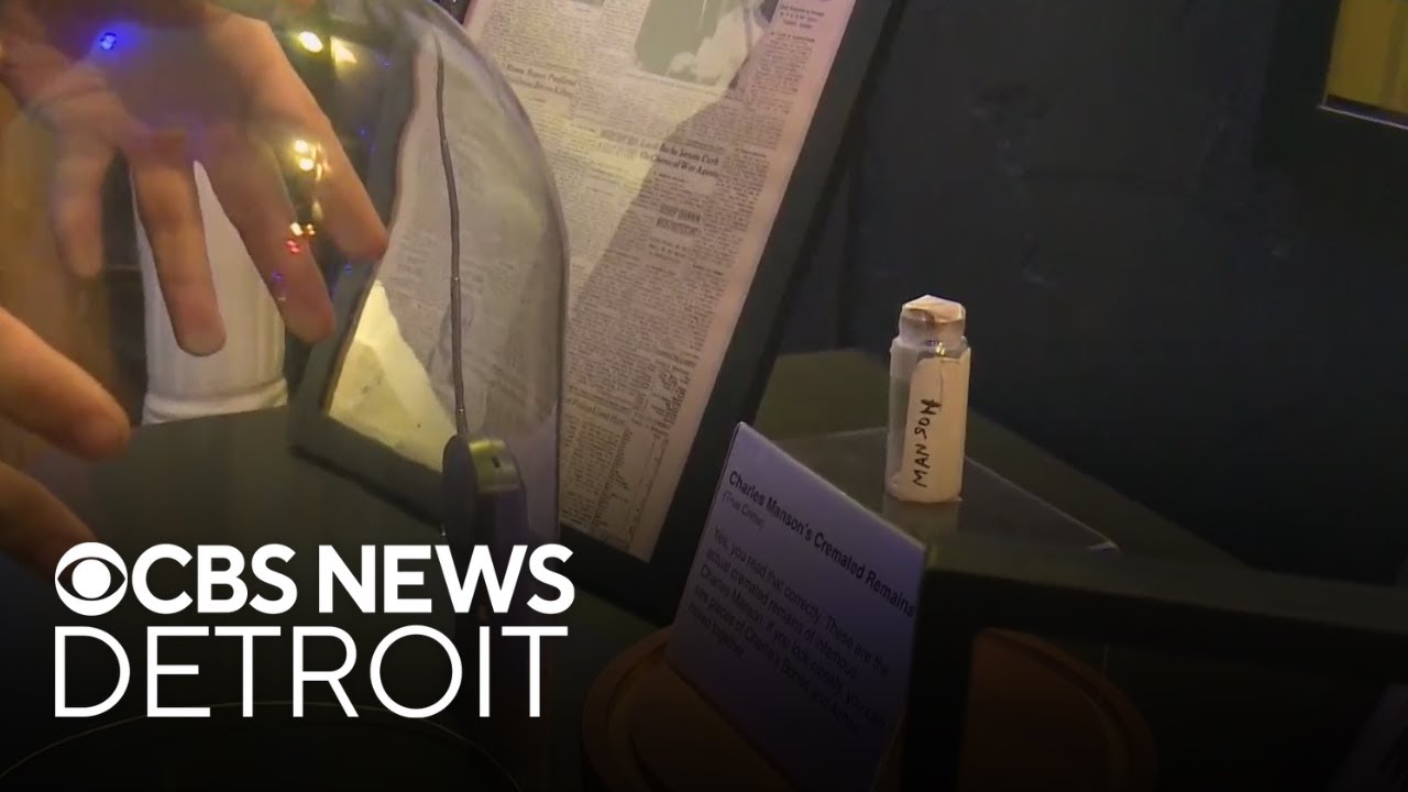 A look into Michigan Museum of Horror and display of Charles Manson's cremated remains