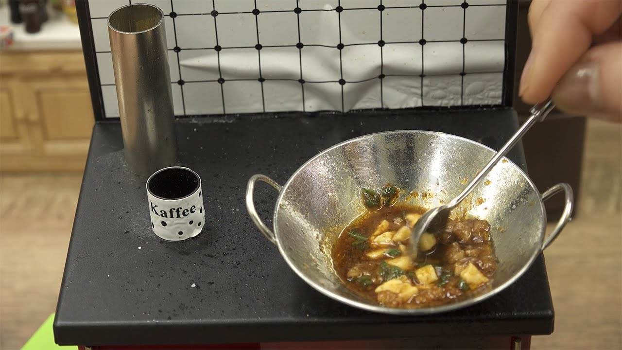 MiniFood Mabo tofu 食べれるミニチュア麻婆豆腐