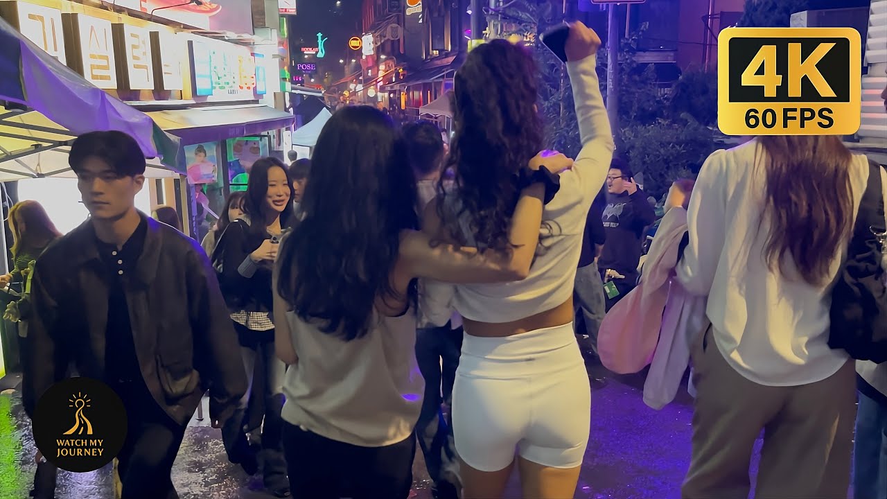 [Itaewon 4K] Seoul Night Walk 4K 🌧️ !! ~ What Happens in Itaewon on a Rainy Night? 🤯