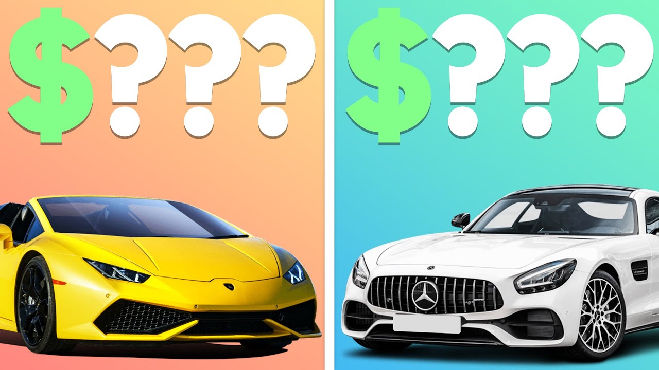 GUESS WHICH SPORTS CAR IS MORE EXPENSIVE? HARD CAR QUIZ
