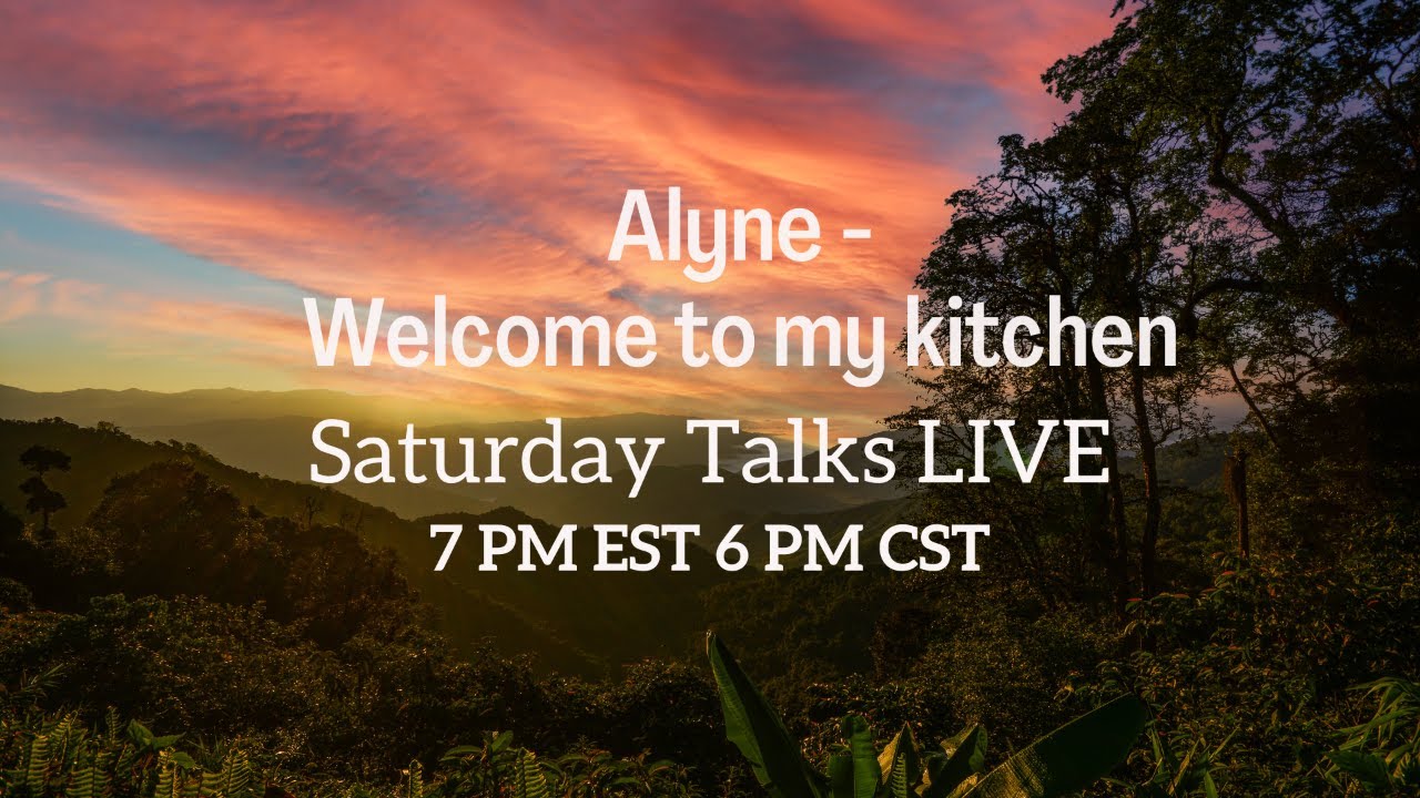 Saturday Talks LIVE 10/29/2022 at 7 pm EDT / 6 pm CDT
