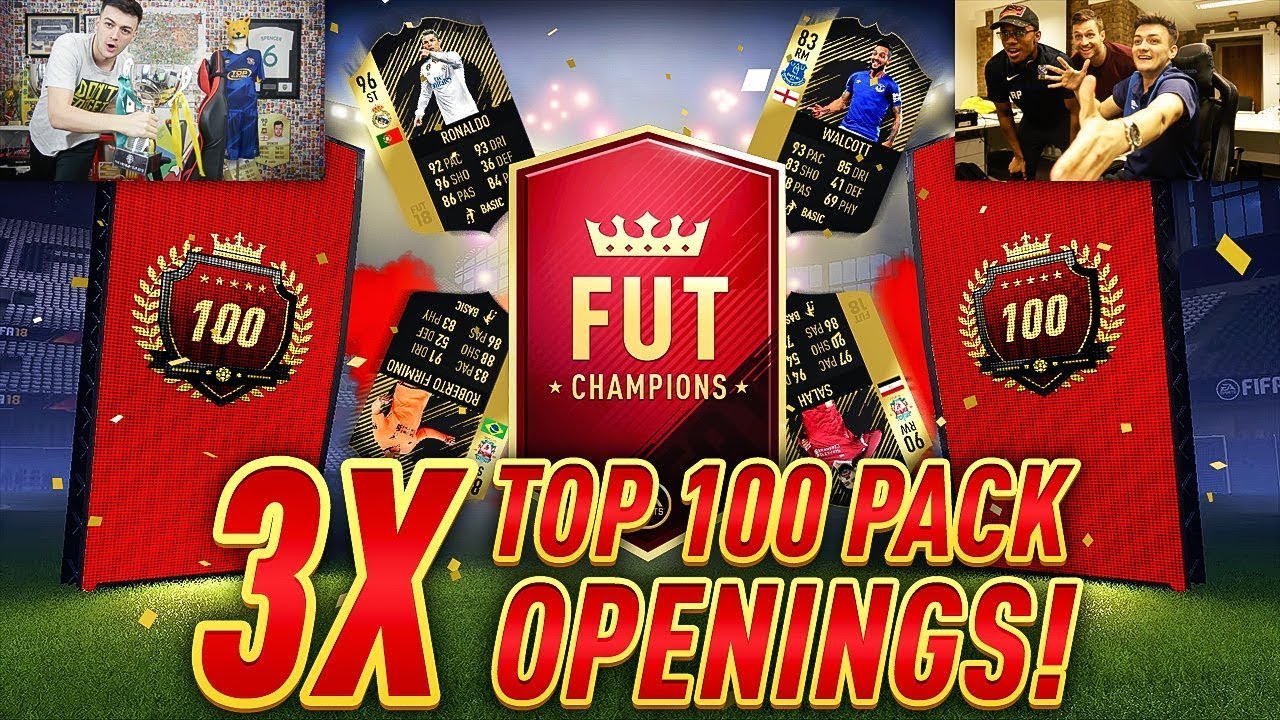 3x TOP 100 FUT CHAMPS WEEKLY REWARDS w/ SPENCER FC!! 33 INFORMS IN ULTIMATE TOTW PACK!