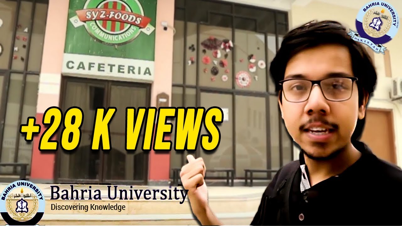 Tour of Bahria University Karachi Campus Vlog 1 BUKC ArizAzeemVlogs