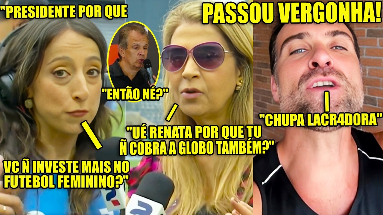 😬EITA! RENATA MENDONÇA PASSA VERGONHA OUTRA VEZ!