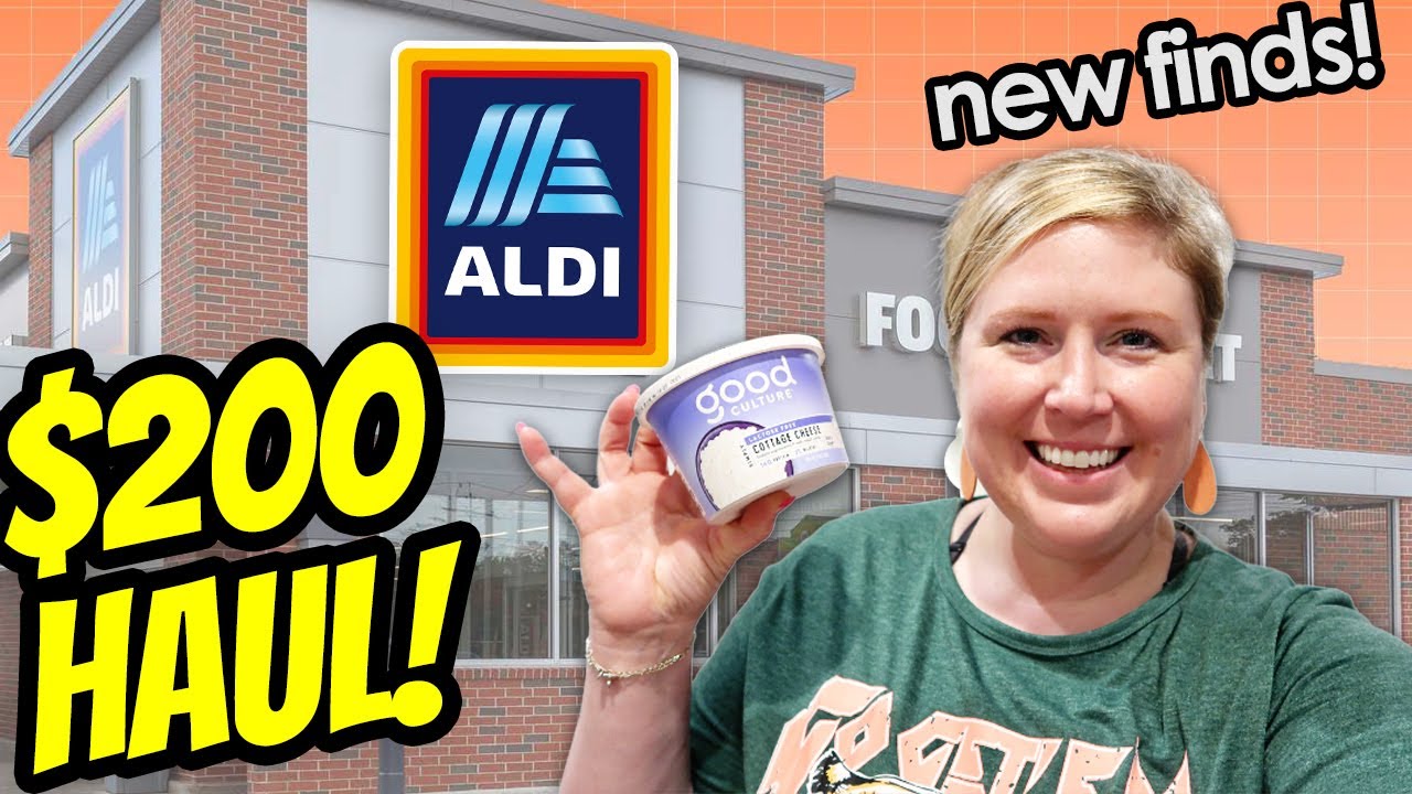 $200 Aldi Grocery Haul for my Family of 4! ☀️ Budget Friendly Finds!