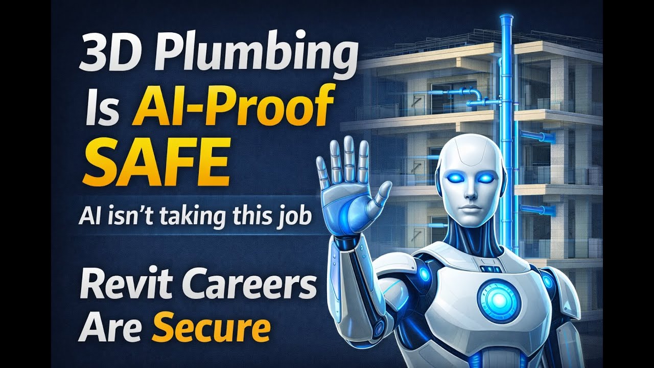 Why 3D Plumbing in Revit Is AI-Proof: Vent Design, Floor Segmentation, and Real-World Coordination